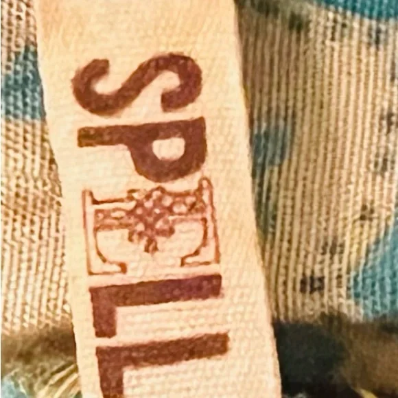 Sample Spell and the Gypsy Aloha Fox Kimono Turquoise OS - Picture 8 of 10